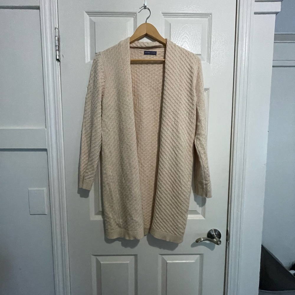 Knee Length Peachy Cardigan